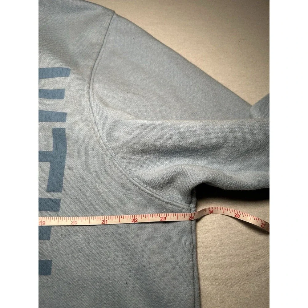 The North Face Mens PROUD HOODIE pullover sweatshirt - TNF Blue/Halfdome LARGE
